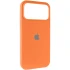 Чохол Silicone Case з закритим низом на Apple iPhone 17 Pro Max (6.9") – Помаранчевий / Orange. Фото 1 з 4