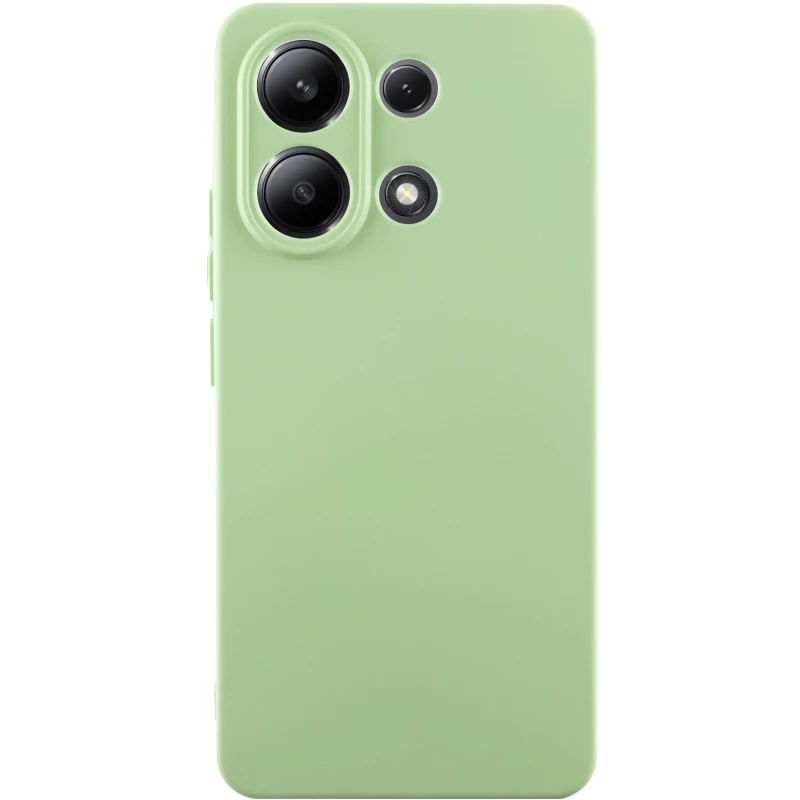 Чохол Silicone Case Lakshmi з закритою камерою на Xiaomi Redmi Note 13 4G – Зелений / Pistachio. Фото 1 з 8