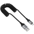 Дата кабель Hoco X121 Nuevo USB to MicroUSB 2.4A (1.5m) – Black. Фото 3 из 7