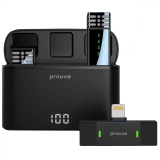 Петличний бездротовий мікрофон Proove Record Lightning фото 1 з 3