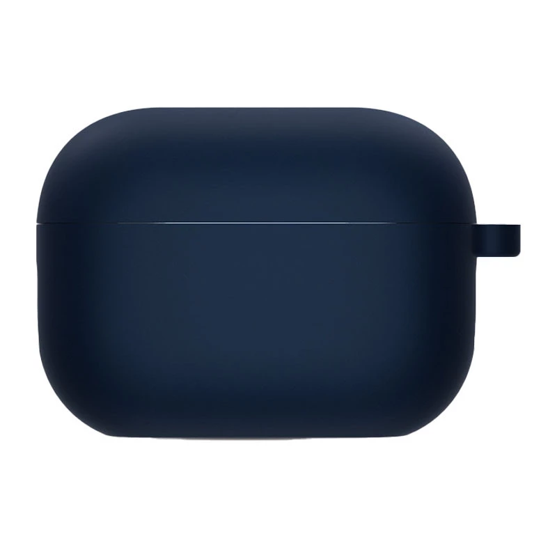 

Силиконовый футляр с микрофиброй для наушников Airpods 3 (Синий / Midnight blue), Синій / midnight blue