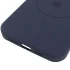 Чохол Silicone Case Full Protective (AA) V2 with MagSafe для Apple iPhone 16 – Темно-синій / Midnight blue. Фото 6 з 6
