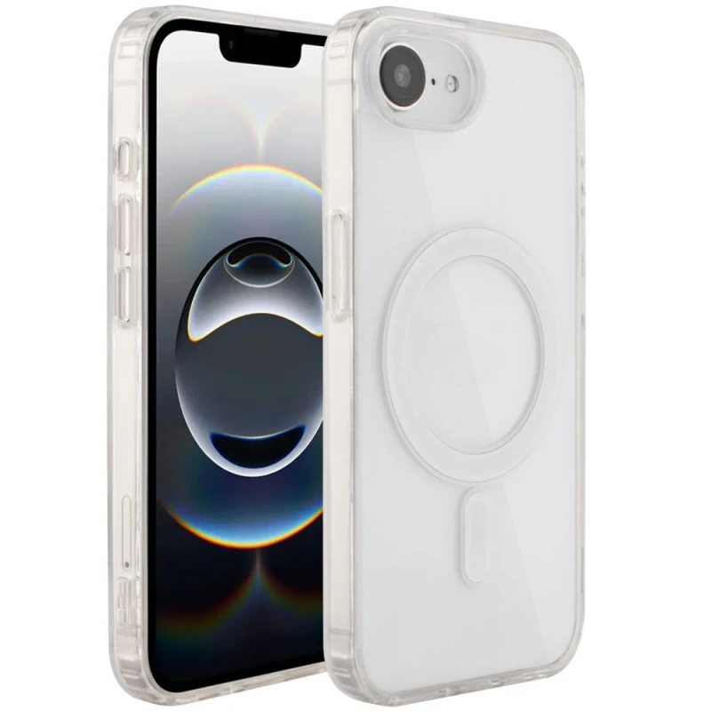 Прозрачный TPU чехол с MagSafe на Apple iPhone 17e (6.1") – Clear. Фото 15 из 15
