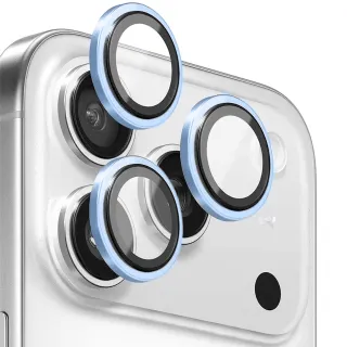 Защитное стекло BlueO Metal на Apple iPhone 18 Pro — Голубой / Sky Blue