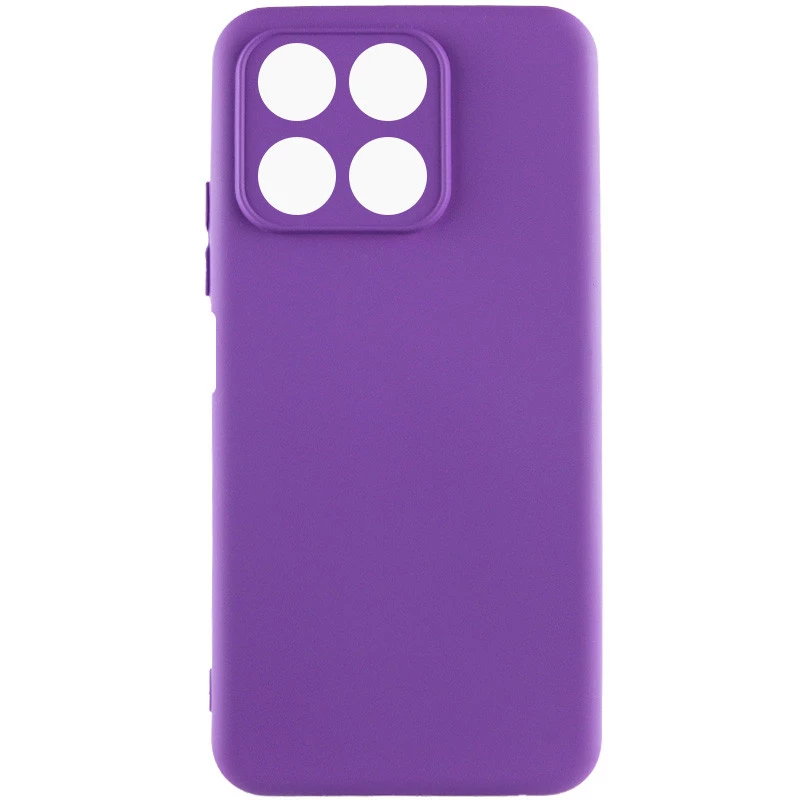 

Чехол Silicone Case Lakshmi с закрытой камерой для Huawei Honor X8a (Фиолетовый / Purple), Фіолетовий / purple