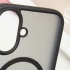 TPU+PC с металлическими кнопками и MagSafe для Apple iPhone 16 – Черный / Black. Фото 6 из 8