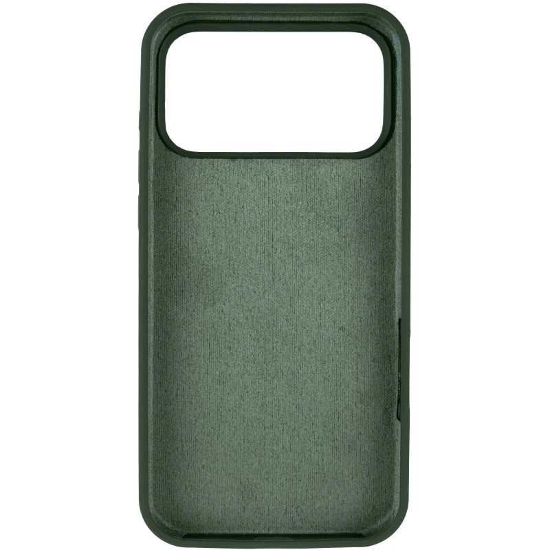 Чохол Silicone Case з закритим низом на Apple iPhone 17 Pro (6.3") – Зелений / Cyprus Green. Фото 4 з 6