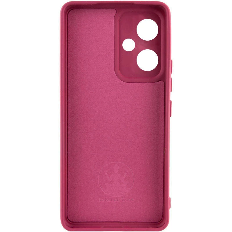 Чохол Silicone Case Lakshmi з закритою камерою на Xiaomi Redmi 12 – Бордовий / Marsala. Фото 5 з 10