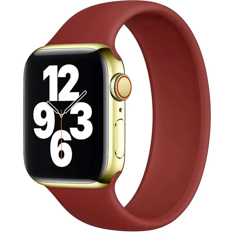 

Ремешок Solo Loop для Apple watch 42mm/44mm 143mm (Красный / Dark Red), Червоний / dark red