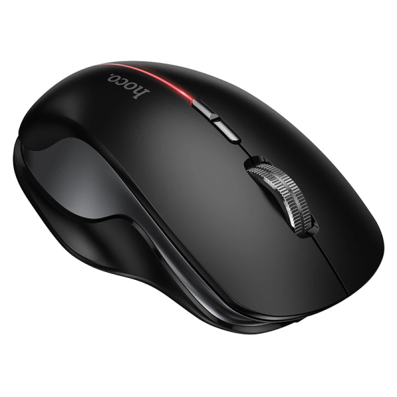 Мышь беспроводная Hoco GM40 Dixon RGB dual-mode – Dark Night Black. Фото 2 из 3