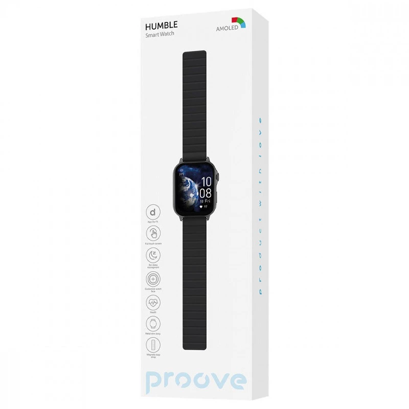 Смарт-годинник Proove Humble – Black. Фото 3 з 5