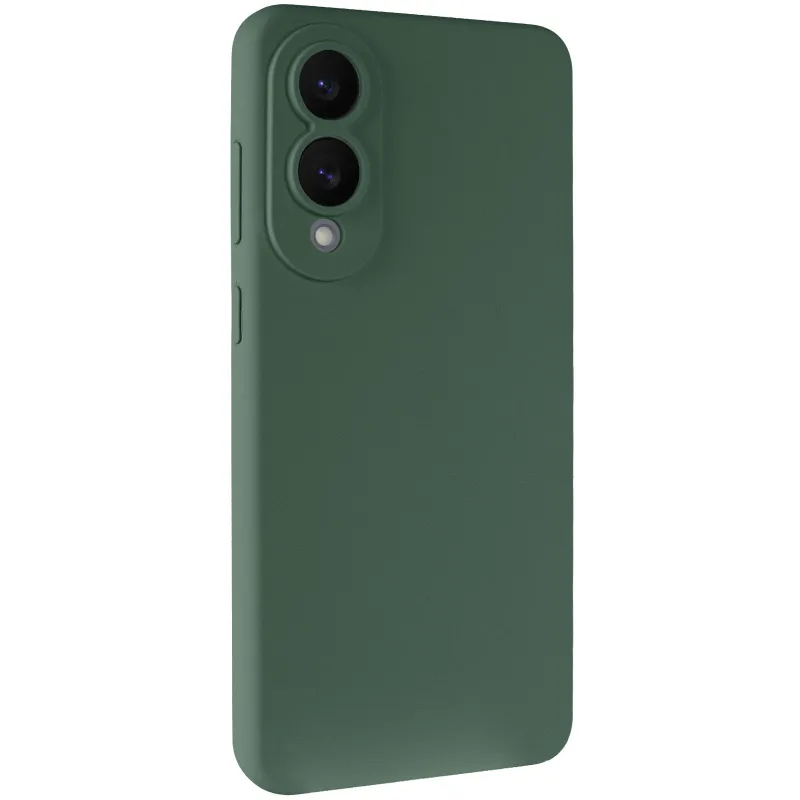 Чехол Silicone Case Lakshmi Premium з закритою камерою на Samsung Galaxy S25 Edge – Зеленый / Cyprus Green. Фото 9 из 14