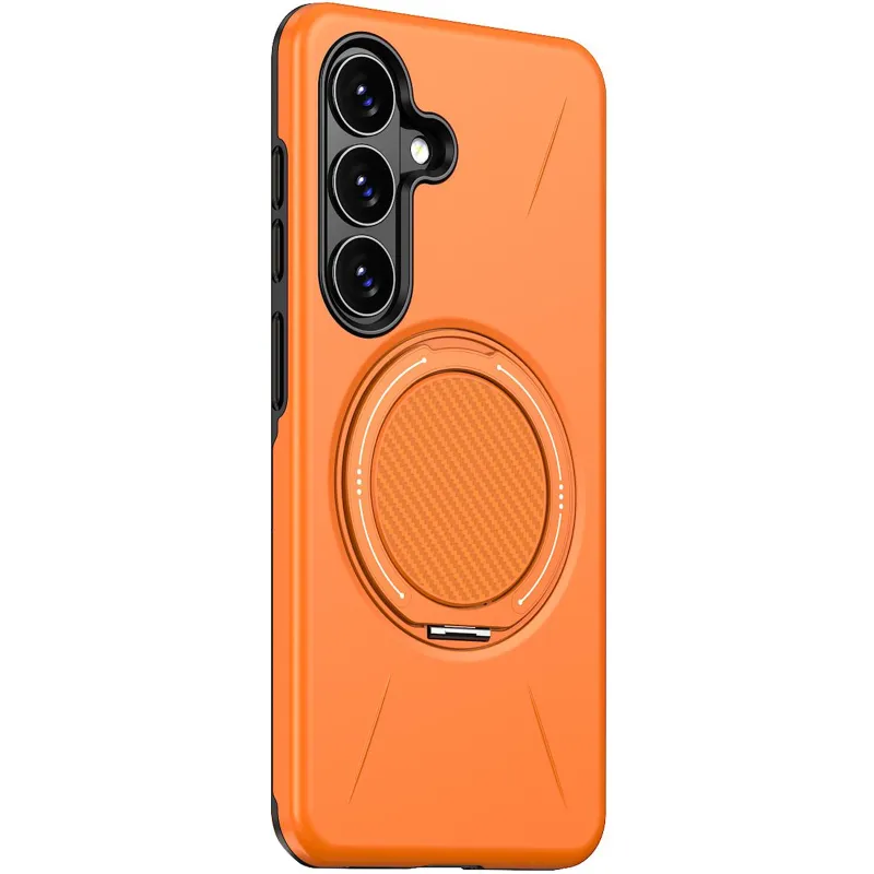 TPU+PC чохол Kalebol Magnetic Case для Samsung Galaxy A37 5G – Orange. Фото 1 з 3