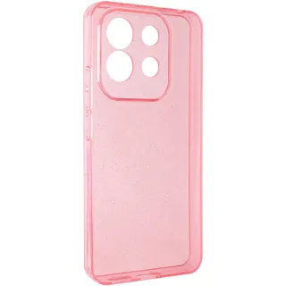 Блискучий силіконовий чохол на Xiaomi Redmi 17 — Pink