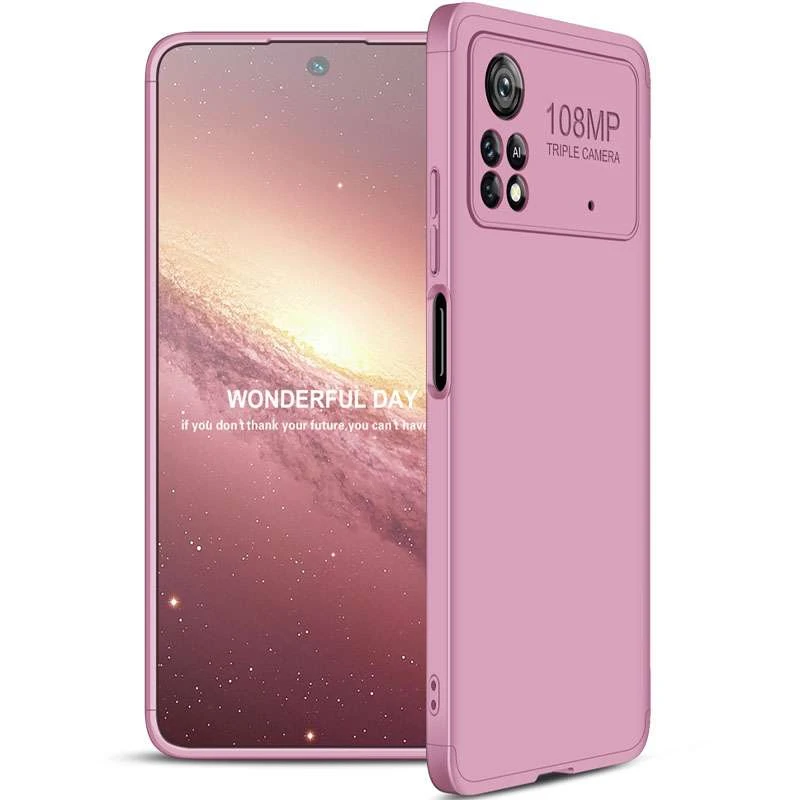 

Чохол із захистом 360 градусів GKK на Xiaomi Poco X4 Pro 5G (Рожевий / Rose Gold)