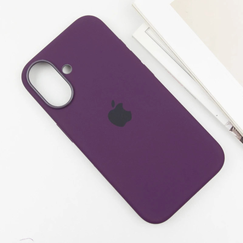 Силиконовый чехол ААА with Magsafe connection для Apple iPhone 16 Plus – Plum. Фото 4 из 7