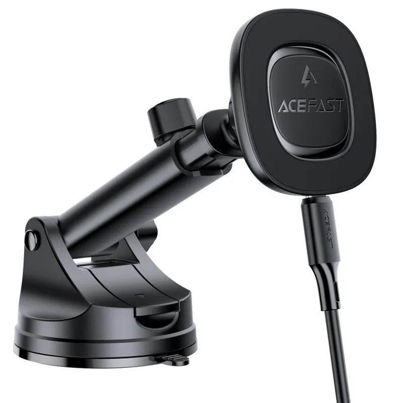 Автотримач з БЗП Acefast D47 Magnetic Charging 15W (center console) фото 1 з 1
