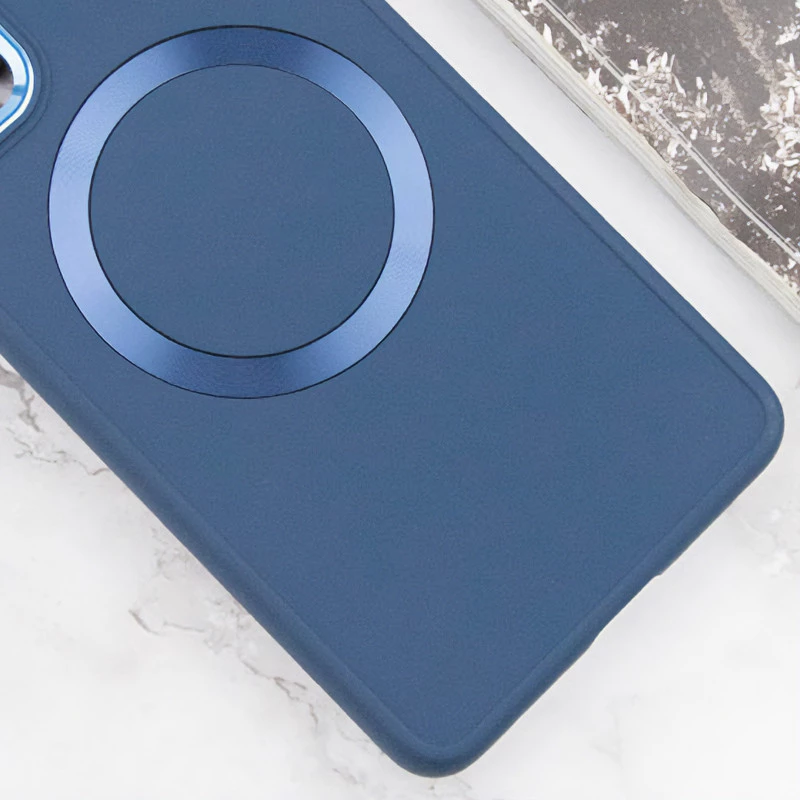 TPU чохол Bonbon з металевими кнопками та MagSafe на Samsung Galaxy A25 5G – Синій / Cosmos Blue. Фото 7 з 9