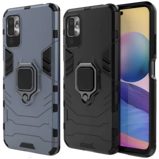 Протиударний чохол Transformer з кільцем на Xiaomi Poco M3 Pro 4G / 5G фото 1 з 1