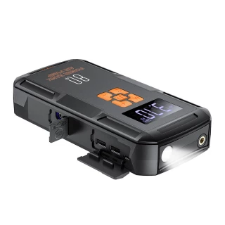 Пусковое пристрій (бустер) для автомобіля Hoco QS2 Land Jump Starter and Air Pump 8000 mAh фото 1 з 8