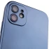 Ультратонкий силіконовий TPU  чохол Serene на Apple iPhone 12 (6.1") – Blue. Фото 2 з 3