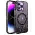 Чохол з блискітками та MagSafe на Apple iPhone 14 Pro (6.1") – Black+Glitter. Фото 2 з 8