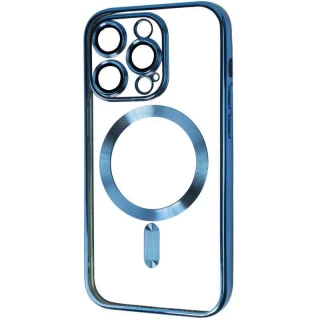 Хромовий TPU чохол з MagSafe на Apple iPhone 14 Pro Max (6.7") фото 1 з 9