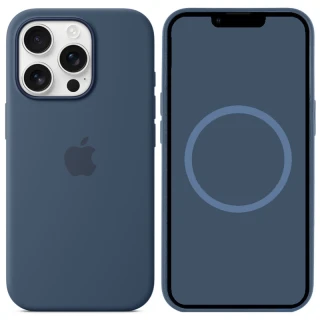 Чохол Silicone case (AAA) with Magsafe and Animation для Apple iPhone 16 Pro фото 1 з 4
