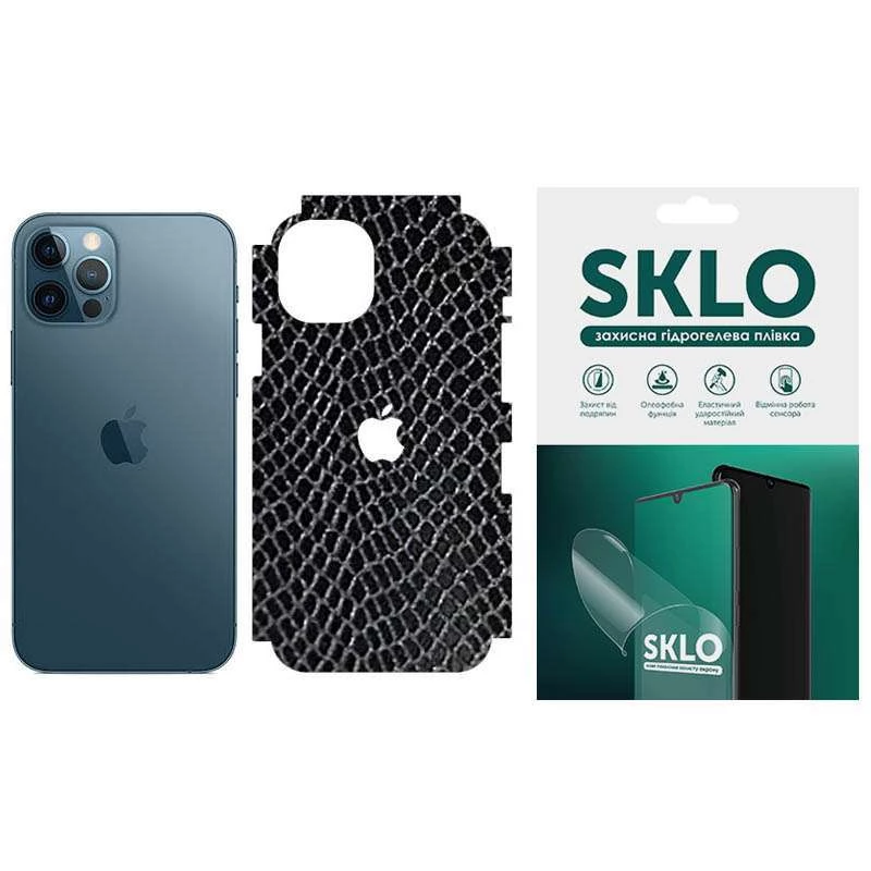 

Захисна плівка SKLO Back Snake на тильну сторону та торці на Apple iPhone 11 Pro Max (6.5") (Чорний)