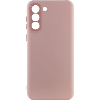 Чехол Silicone Case Lakshmi Premium з закритою камерою на Samsung Galaxy S23 — Розовый / Pink Sand