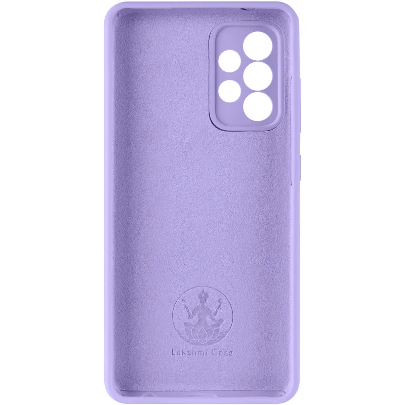 Чехол Silicone Case Lakshmi Premium з закритою камерою на Samsung Galaxy A52 4G / A52 5G – Сиреневый / Dasheen. Фото 23 из 24
