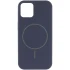 Чехол Silk Full Protective (AA) NO LOGO with Magnetic Fit для Apple iPhone 11 Pro Max (6.5") – Темно-синий / Midnight blue. Фото 4 из 9