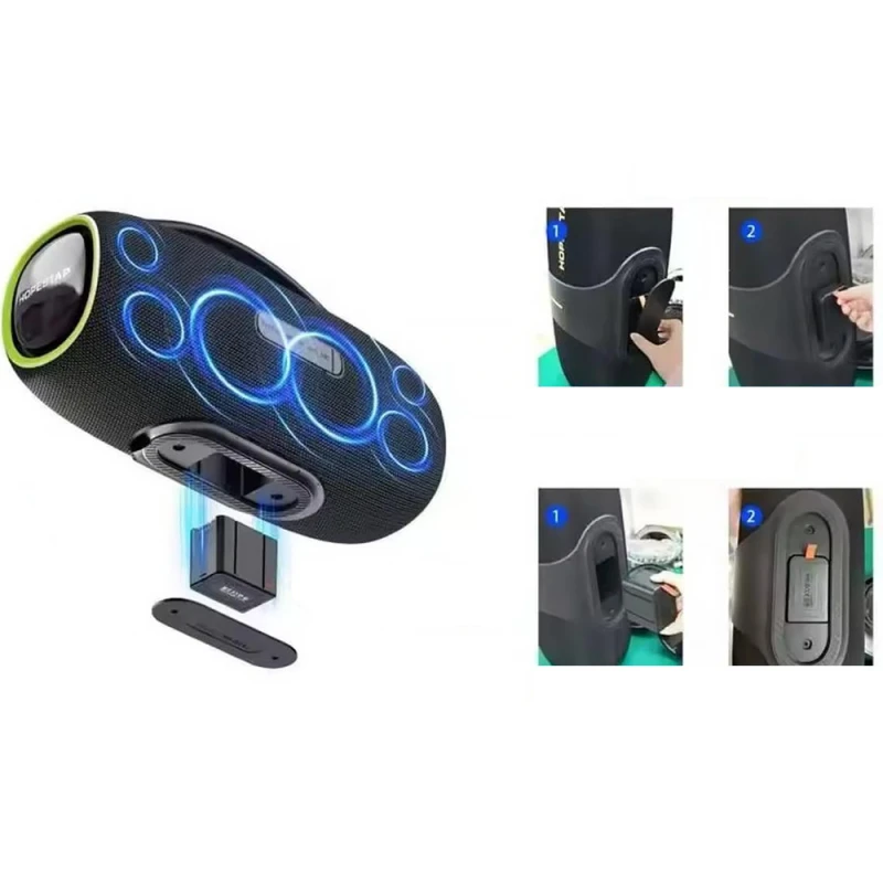 Bluetooth колонка Hopestar A85 400W – Black. Фото 5 з 7