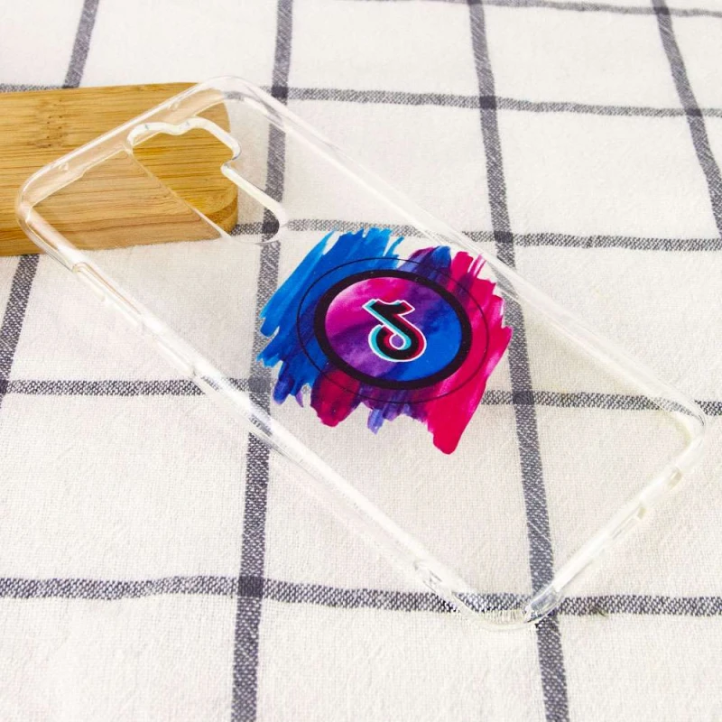 Ультратонкий силіконовий чохол 2мм на Xiaomi Redmi Note 8 Pro – Тік-ток. Фото 2 з 3