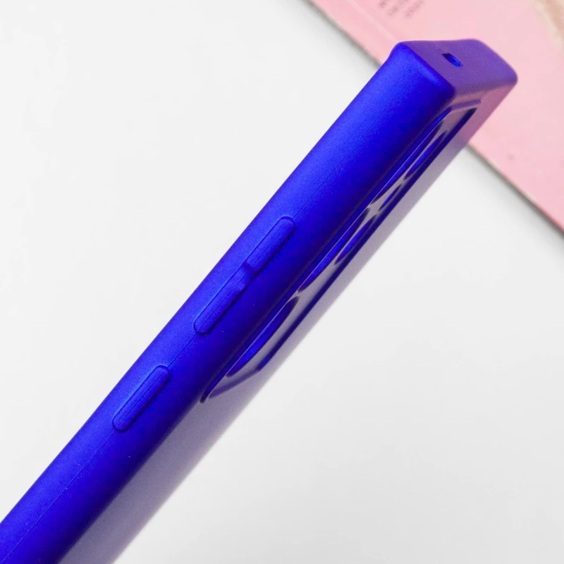 Чохол Silicone Case Lakshmi з закритою камерою на Samsung Galaxy S24 Ultra – Синій / Iris. Фото 9 з 10