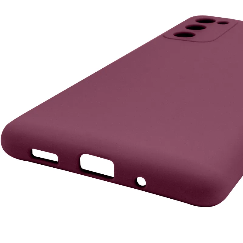 Чохол Silicone Case Lakshmi Premium із закритою камерою для Samsung Galaxy S20 FE – Бордовий / Plum. Фото 6 з 6