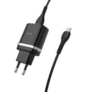 СЗУ Hoco C12Q Smart QC3.0 (1USB/3A) + MicroUSB фото 1 из 6