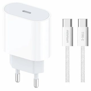 МЗП Amaya E69S PD35W (1USB-C) + кабель Type-C to Type-C фото 1 з 1