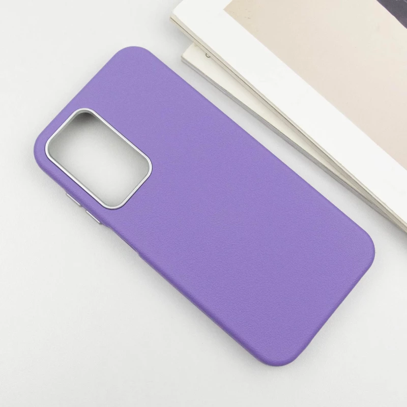Шкіряний чохол Prestige Leather Guard для Xiaomi Redmi 13C – Light Purple. Фото 6 з 10