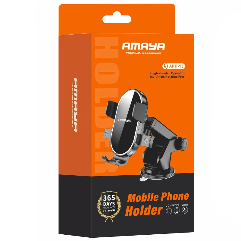Автотримач Amaya APH-13 (center console) – Black. Фото 2 з 2