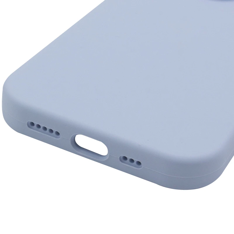 Чехол Silk Full Camera Protective (AA) NO LOGO для Apple iPhone 15 Pro (6.1") – Голубой / Lilac Blue. Фото 9 из 12