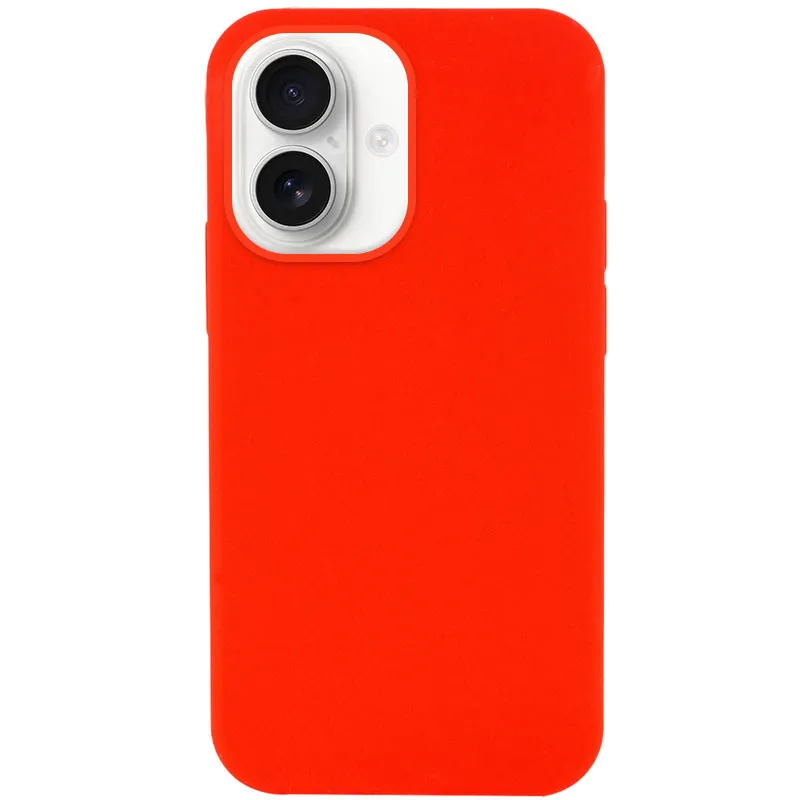 Чохол Silk Full Protective (AA) NO LOGO для Apple iPhone 16 Plus – Червоний / Red. Фото 2 з 5