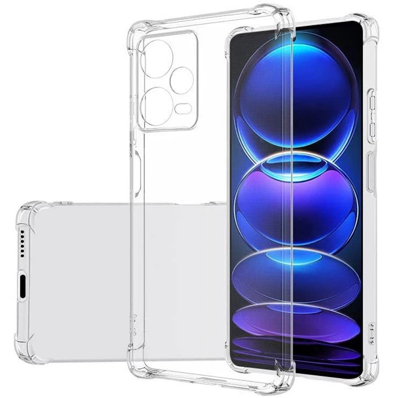 Ультратонкий силиконовый чехол GETMAN с крытыми бортами та камерою на Xiaomi Redmi Note 12 Pro+ 5G фото 1 из 1