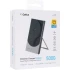 Портативний ЗП Power Bank Gelius Eclipse Magnetic Wireless Charge GP-WC014 15W з БЗП 5000 mAh – Black. Фото 6 з 6