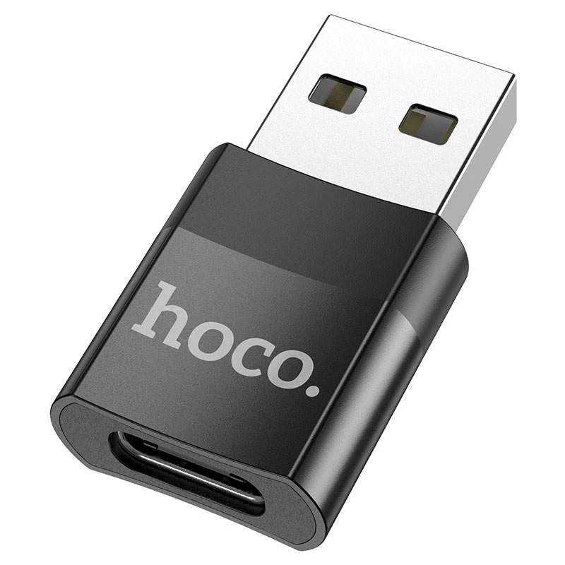 

Перехідник Hoco UA17 USB Male to Type-C Female USB2.0