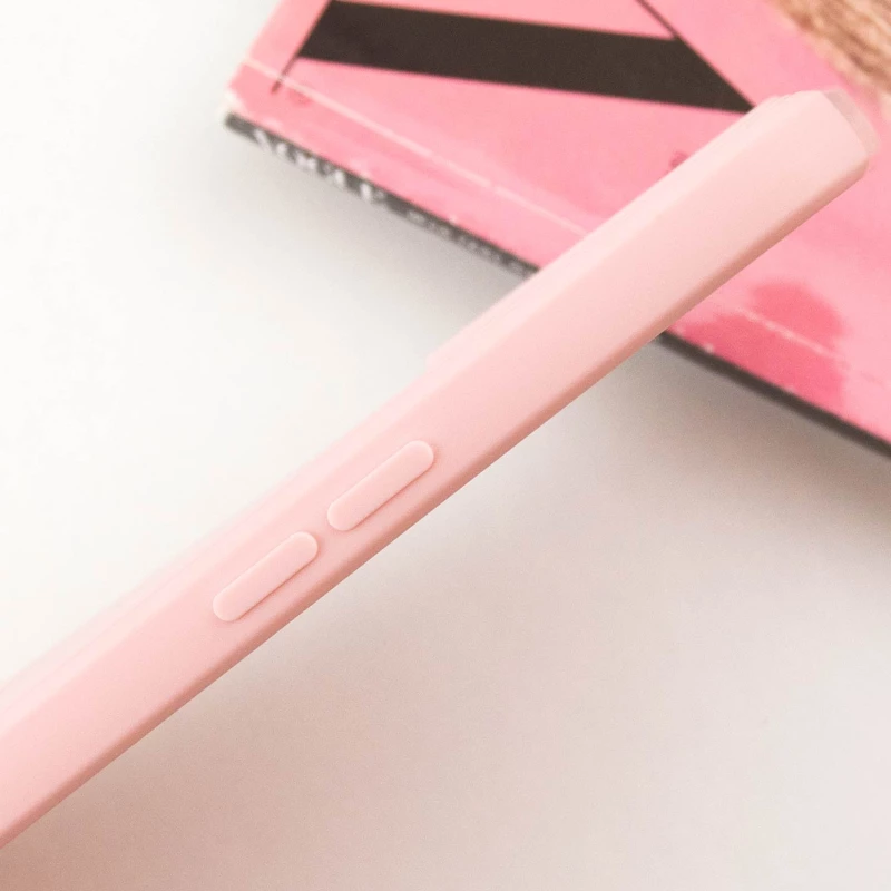 Цветной силиконовый чехол с защитой камеры для Oppo Reno 8T 4G – Розовый / Pink Sand. Фото 8 из 10