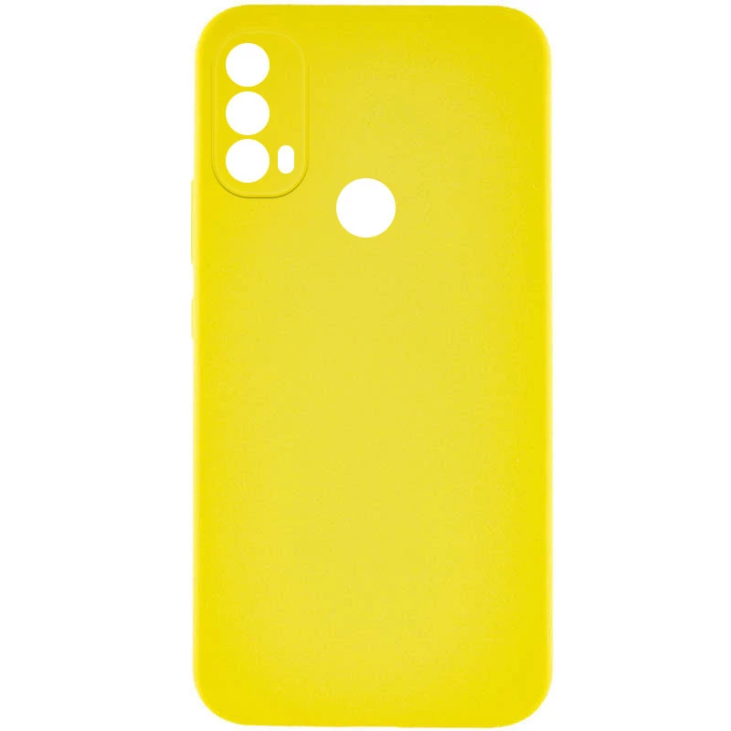 

Чехол Silicone Case Lakshmi Premium з закритою камерою на Motorola Moto E40 (Желтый / Yellow), Жовтий / yellow