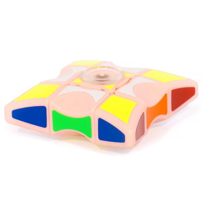 Дитяча інтерактивна головоломка Rubik's Cube Fingertips Spinner – Coral. Фото 4 з 5