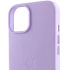 Кожаный чехол Leather Case с MagSafe для Apple iPhone 14 (6.1") – Elegant purple. Фото 7 из 9