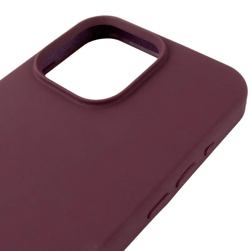 Чехол Silk Full Protective (AA) NO LOGO для Apple iPhone 14 Pro Max (6.7") – Бордовый / Plum. Фото 9 из 10